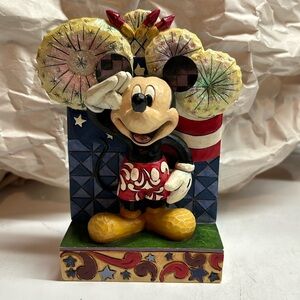 Jim Shore. Mickey Mouse. “We Salute You”